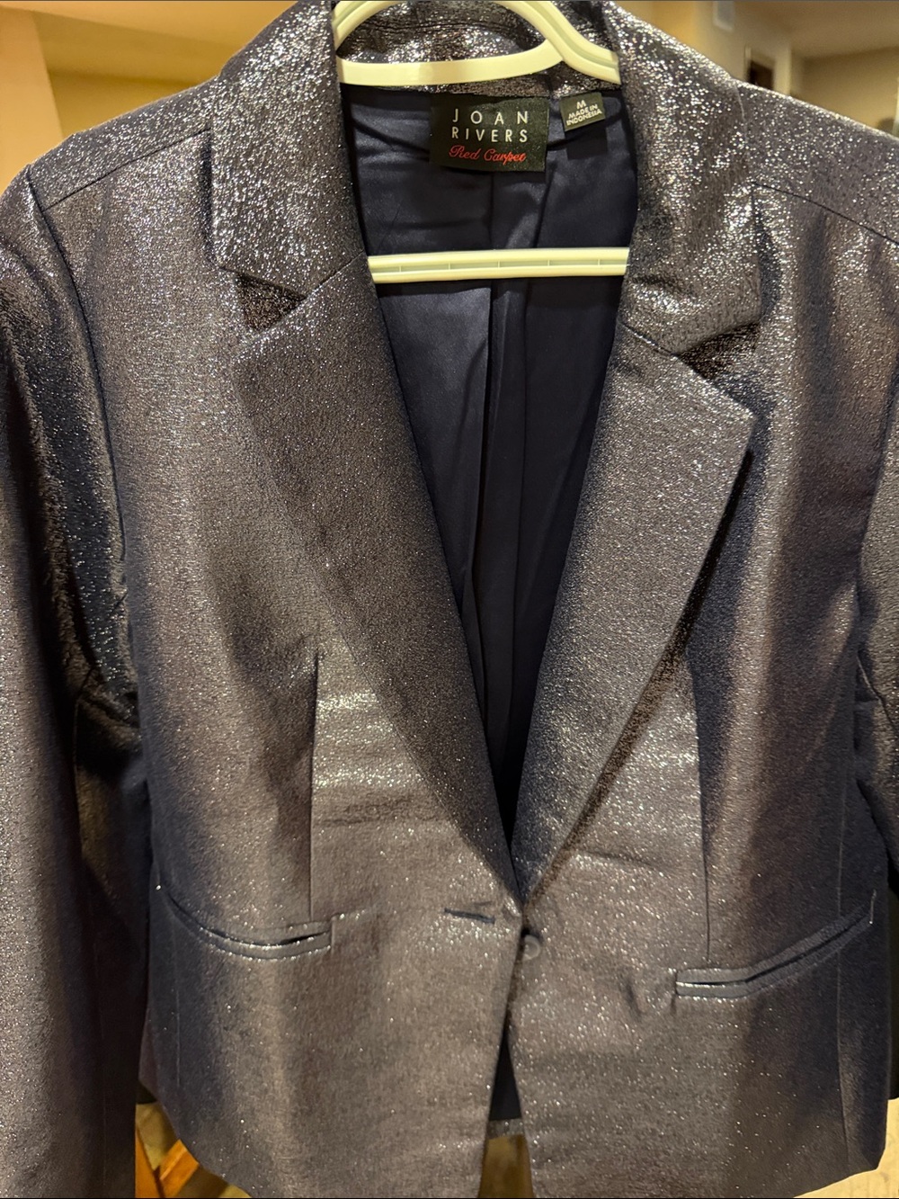 Joan Rivers Shimmery blue women’s Blazer